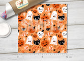 Kids Halloween Patterned Adhesive Vinyl H021